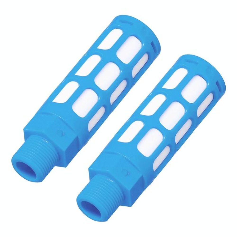 LAIZE Plastic Pneumatic Muffler, Caliber:3 Point(Blue)