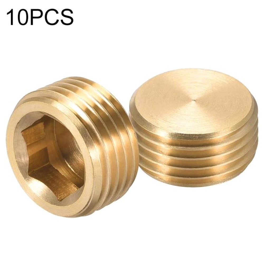 LAIZE 10pcs Copper Plug Connector Accessories, Caliber:1 Point
