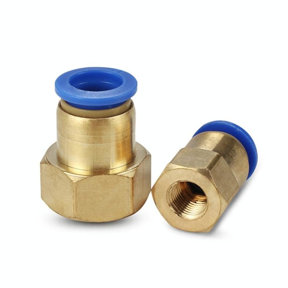 PCF10-03 LAIZE 2pcs Female Thread Straight Pneumatic Quick Connector