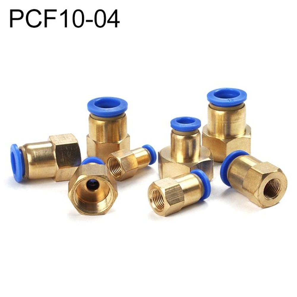 PCF10-04 LAIZE Female Thread Straight Pneumatic Quick Connector