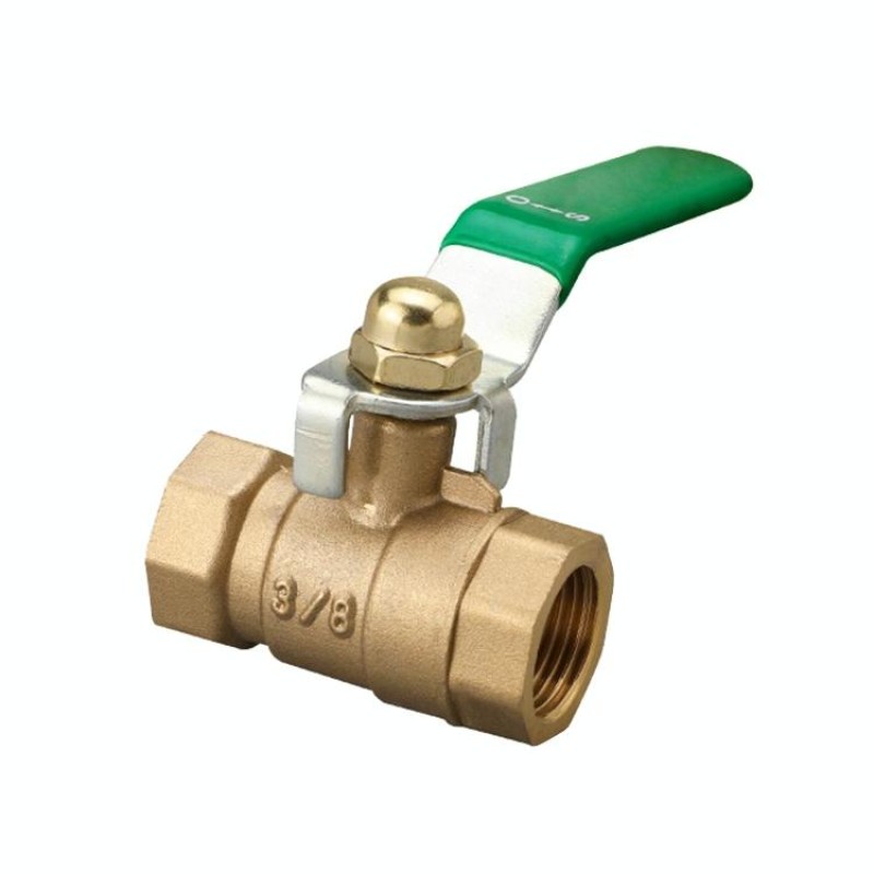 LAIZE Pneumatic Hose Connector Thickened Brass Ball Valve, Size:Double Inside 3 Point 3/8 inch