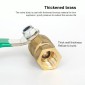 LAIZE Pneumatic Hose Connector Thickened Brass Ball Valve, Size:Outside 2 Point-Barb 10mm