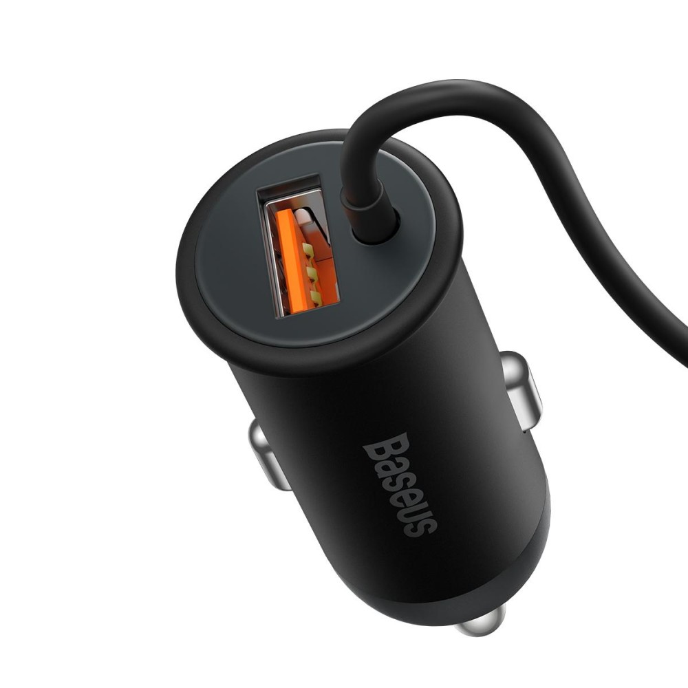 Baseus CW01 40W Magnetic Wireless Charging Car Holder, Interface:USB(Black)