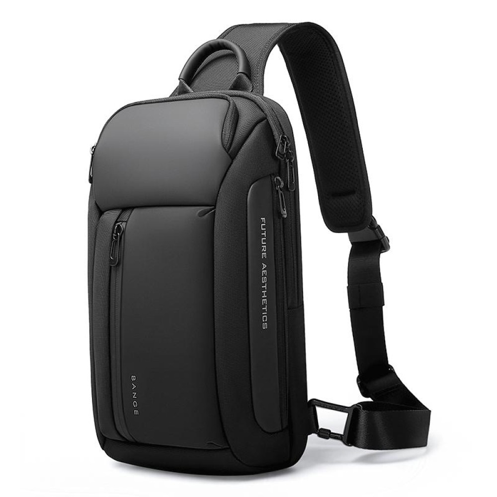 BANGE BG-7566 Oxford Fashion Waterproof Shoulder Chest Bag(Black)
