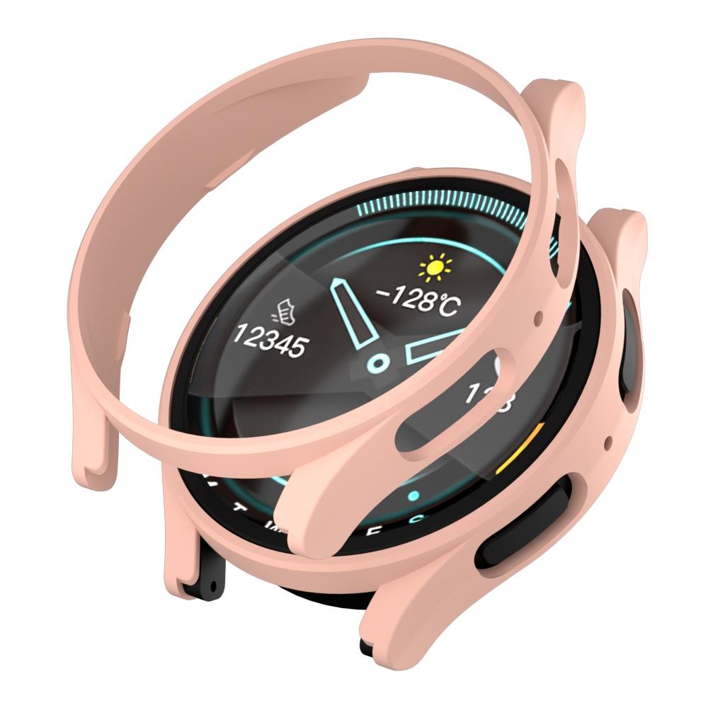 For Samsung Galaxy Watch5 Pro 45mm Fuel Injection Hollow Watch Protective Case(Pink)