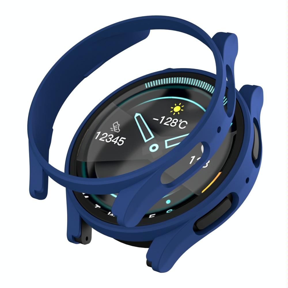For Samsung Galaxy Watch5 Pro 45mm Fuel Injection Hollow Watch Protective Case(Blue)