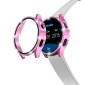 For Samsung Galaxy Watch4 Classic 46mm Single Row Diamond Electroplated PC Watch Case(Pink)