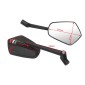For Honda / Yamaha 1 Pair Motorcycle Electric Vehicle CNC Aluminum Alloy Reflective Rearview Mirror