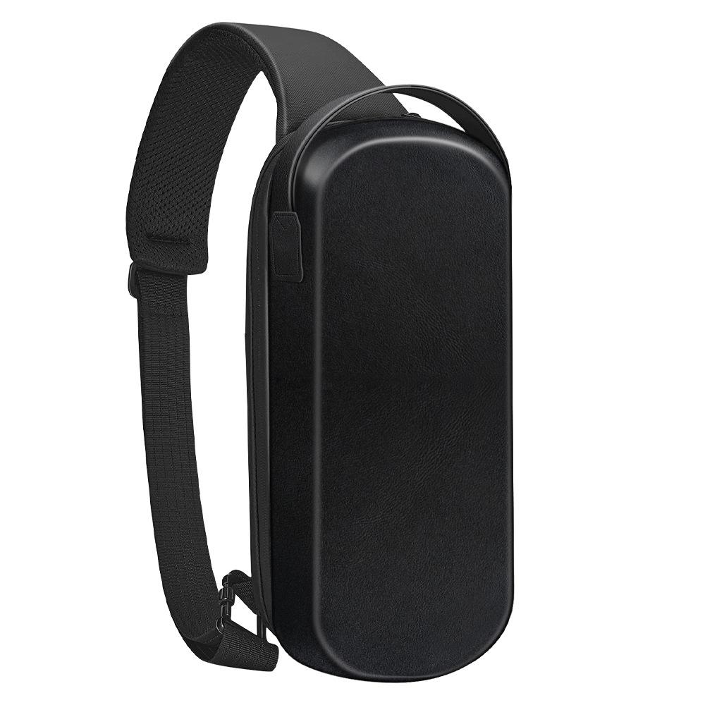 For Steam Deck EVA Portable Storage Crossbody Chest Bag(Black)