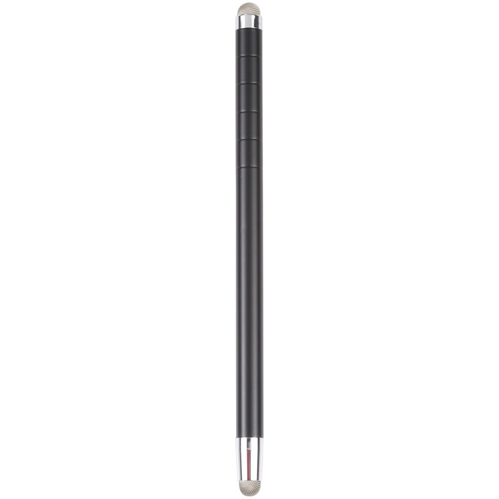 Universal Antenna Extended Double Cloth Head Stylus(Black)