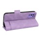 For ZTE Libero 5G III Magnetic Clasp Leather Phone Case(Purple)
