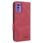 For ZTE Libero 5G III Magnetic Clasp Leather Phone Case(Red)