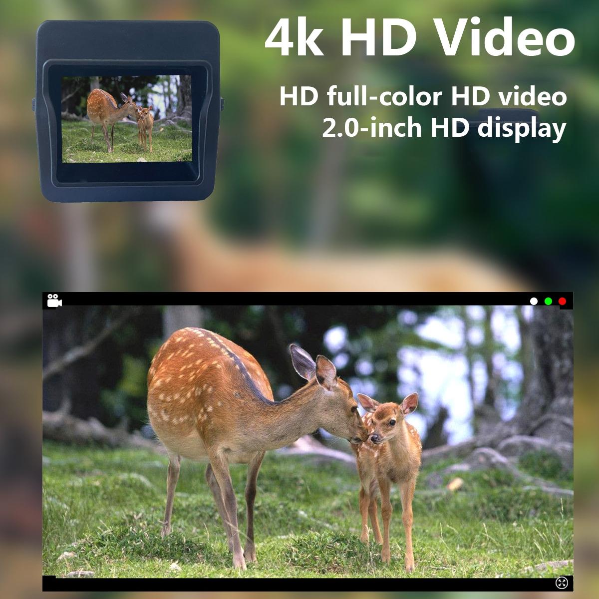 NV3000 Outdoor Hunting 4K HD Monocular Digital Night Vision Device(Black)