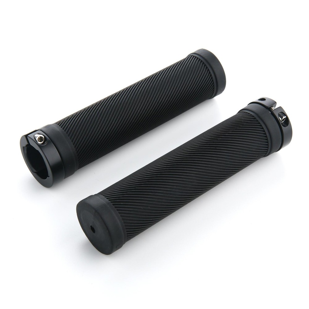 AG40 1 Pair 22mm Caliber Bicycle Grips(Black)