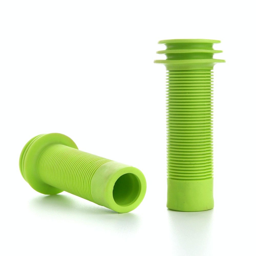 AG100 1 Pair Rubber Kids Bicycle Grips(Green)