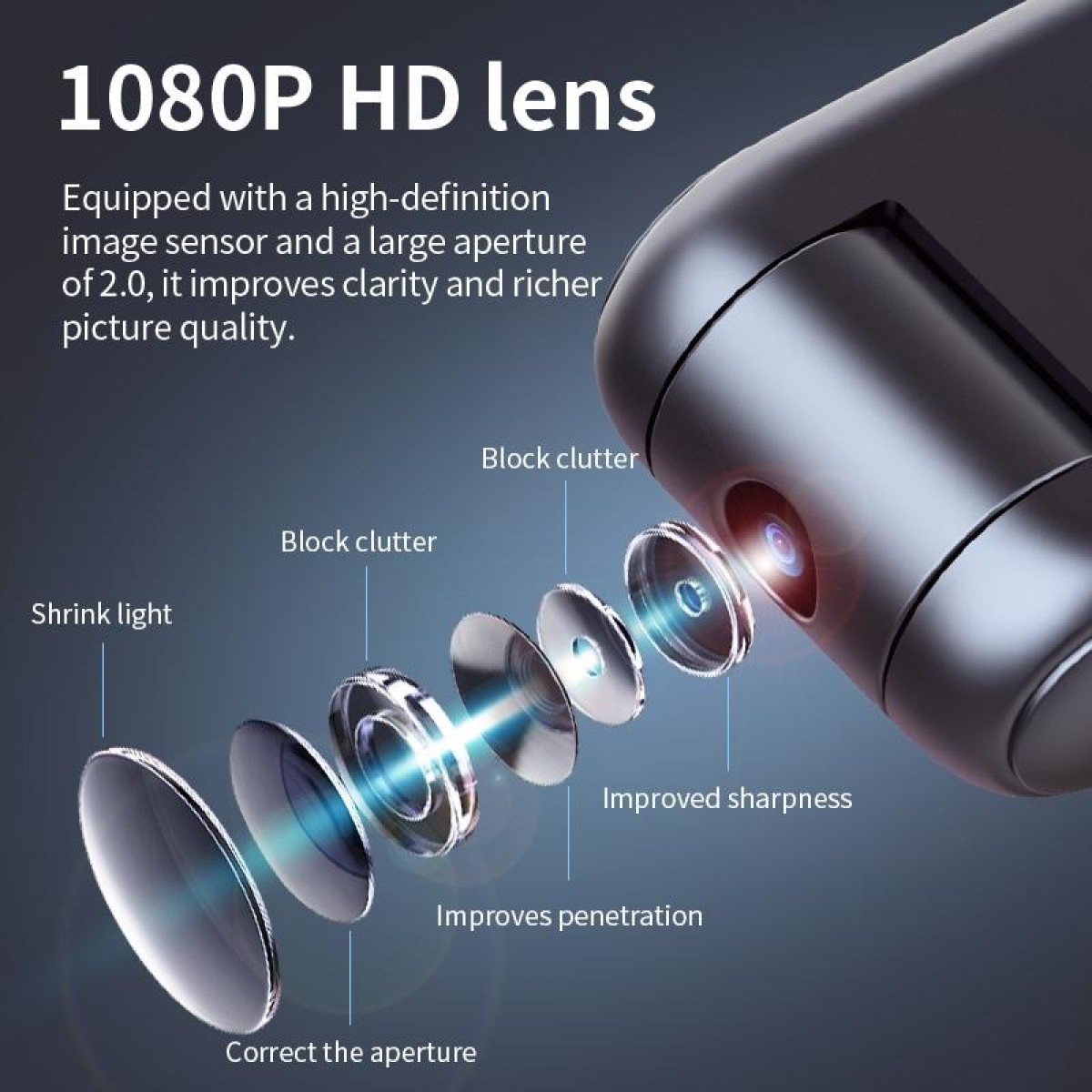 JNN V13 1080P Multifunctional Infrared Night Vision Recorder, Capacity:64GB(Black)