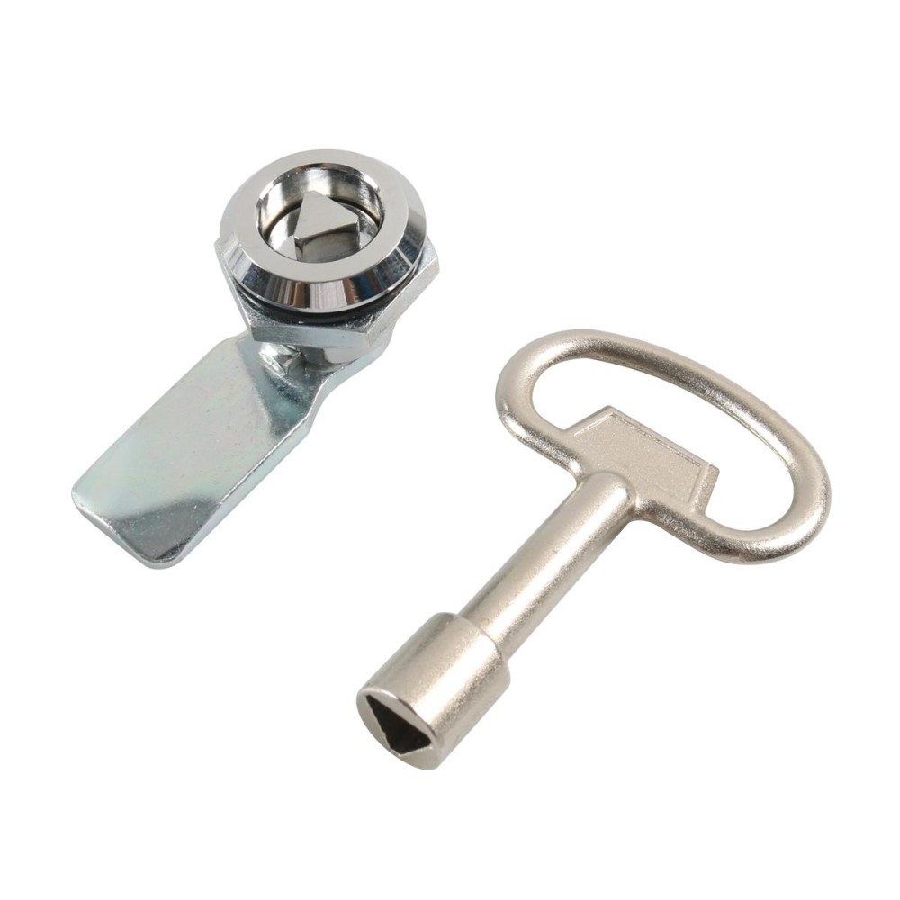 A8169 Triangular Lock Cylinder Cabinet Door Lock with Key