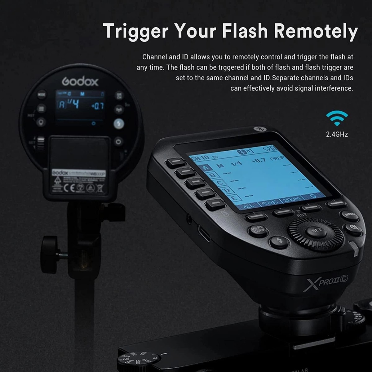 Godox XPro II TTL Wireless Flash Trigger For Canon(Black)