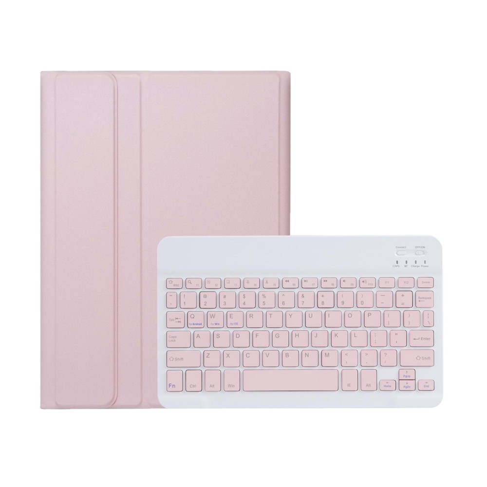 For Huawei MatePad 11 2023 AHW13 Lambskin Texture Ultra-thin Detachable Bluetooth Keyboard Leather Case(Pink)