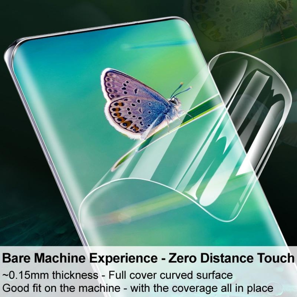 For OPPO Find X6 Pro 5G 2pcs imak Curved Full Screen Hydrogel Film Protector