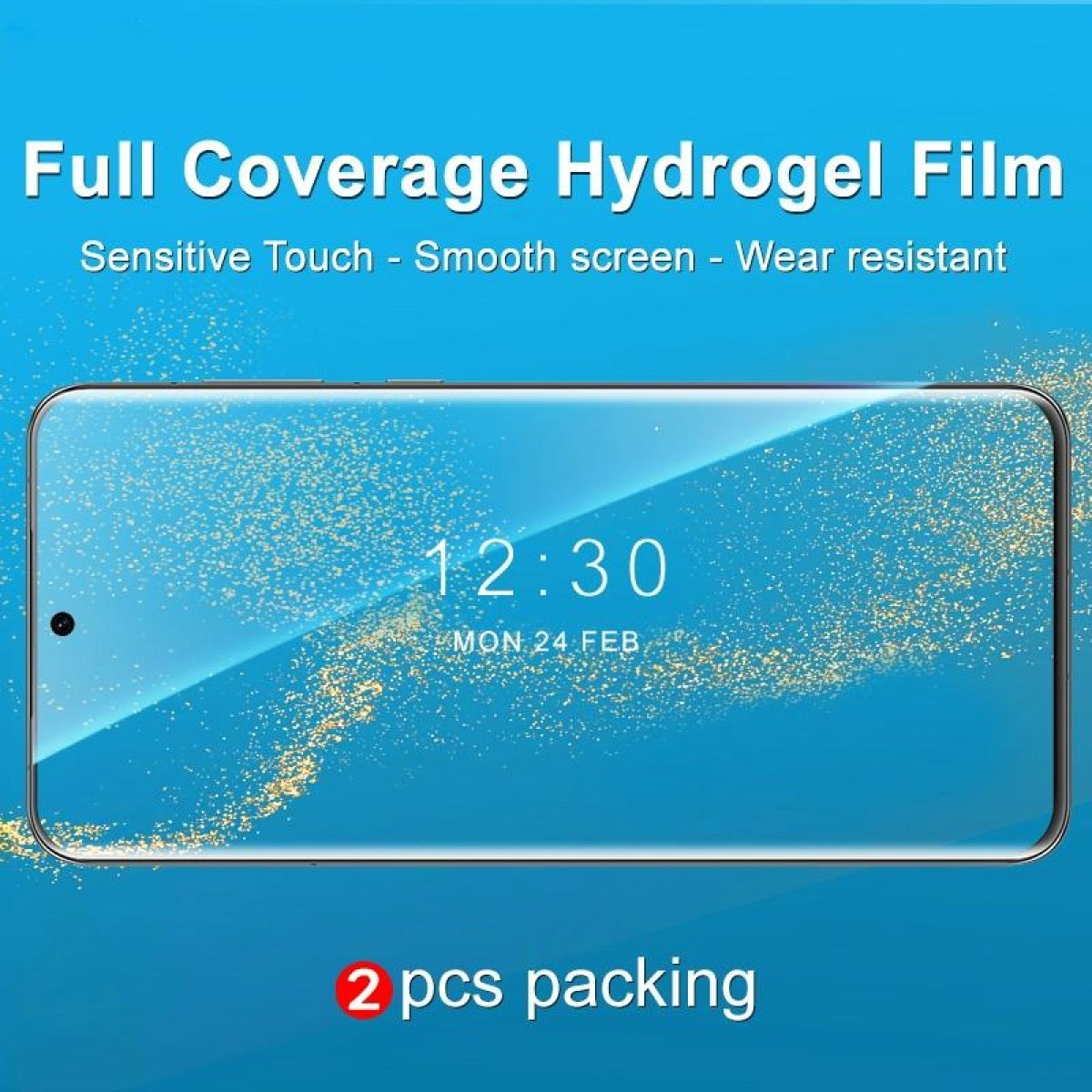 For OnePlus Ace 2 / 11R 5G 2pcs imak Curved Full Screen Hydrogel Film Protector