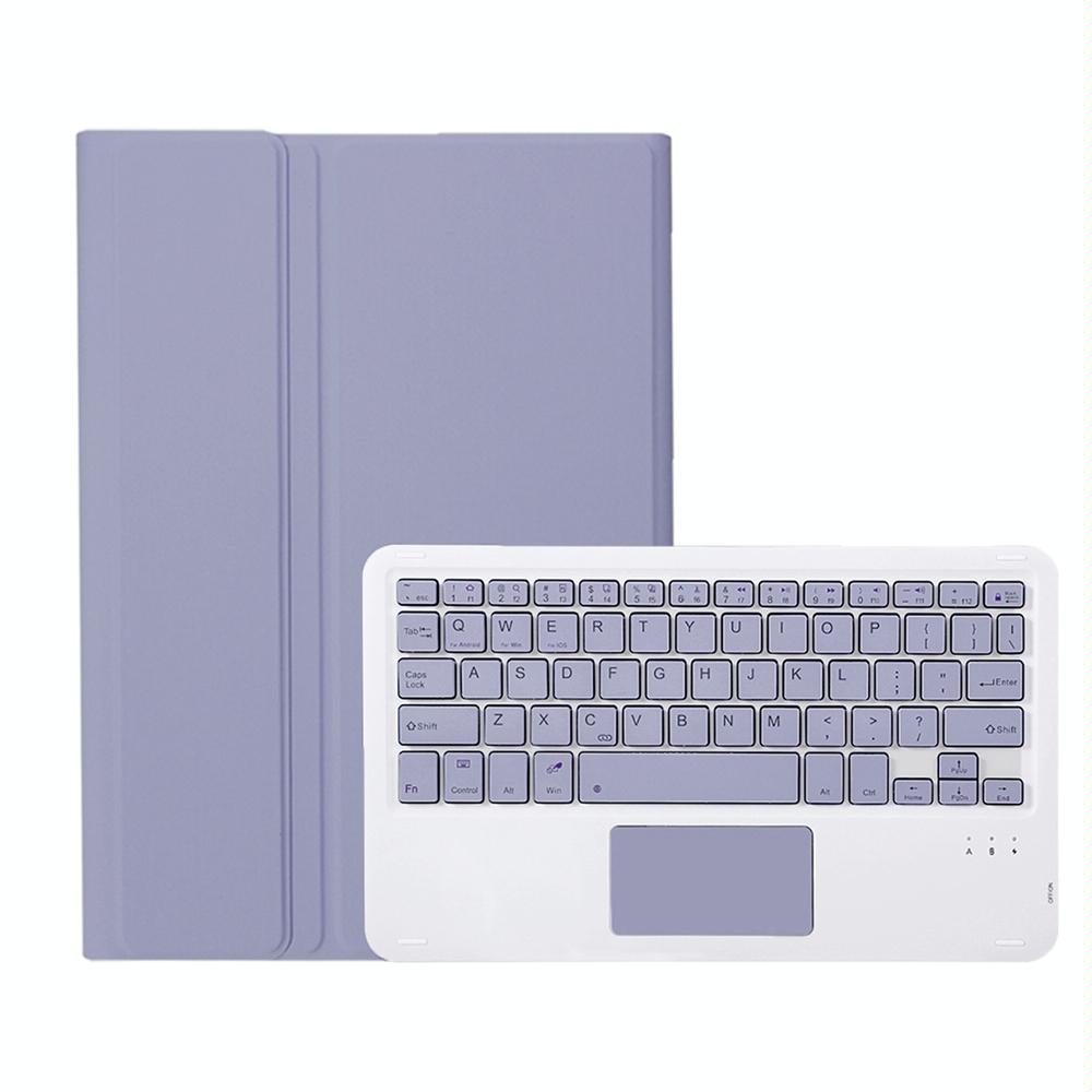 For Xiaomi Pad 6 / Pad 6 Pro A0N7-A Lambskin Texture Ultra-thin Bluetooth Keyboard Leather Case with Touchpad(Purple)