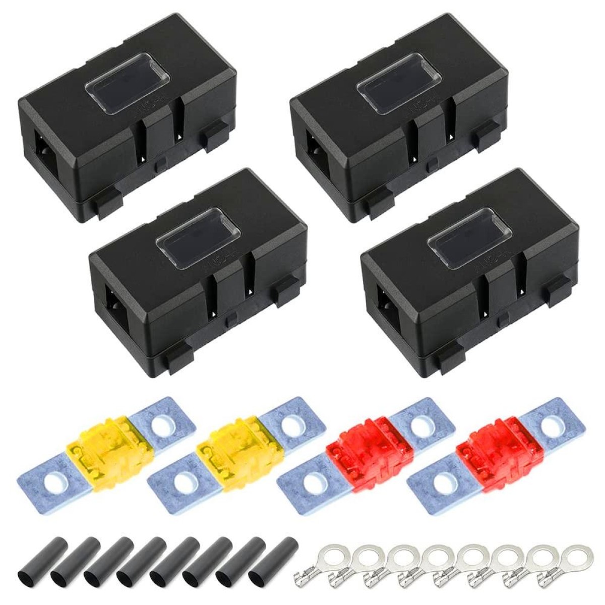 4 in 1 ANS-H Car Fuse Holder Fuse Box, Current:50A