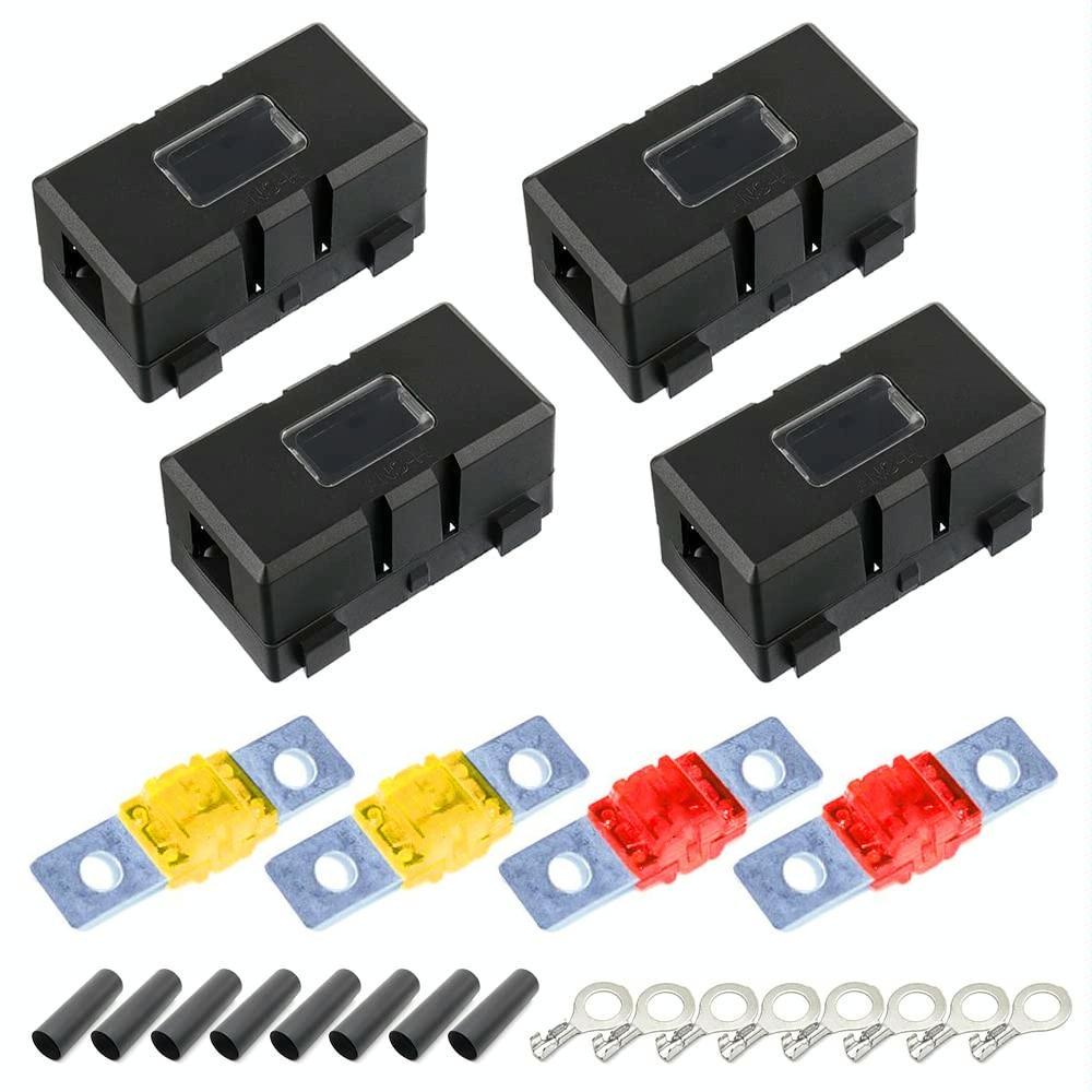 4 in 1 ANS-H Car Fuse Holder Fuse Box, Current:80A