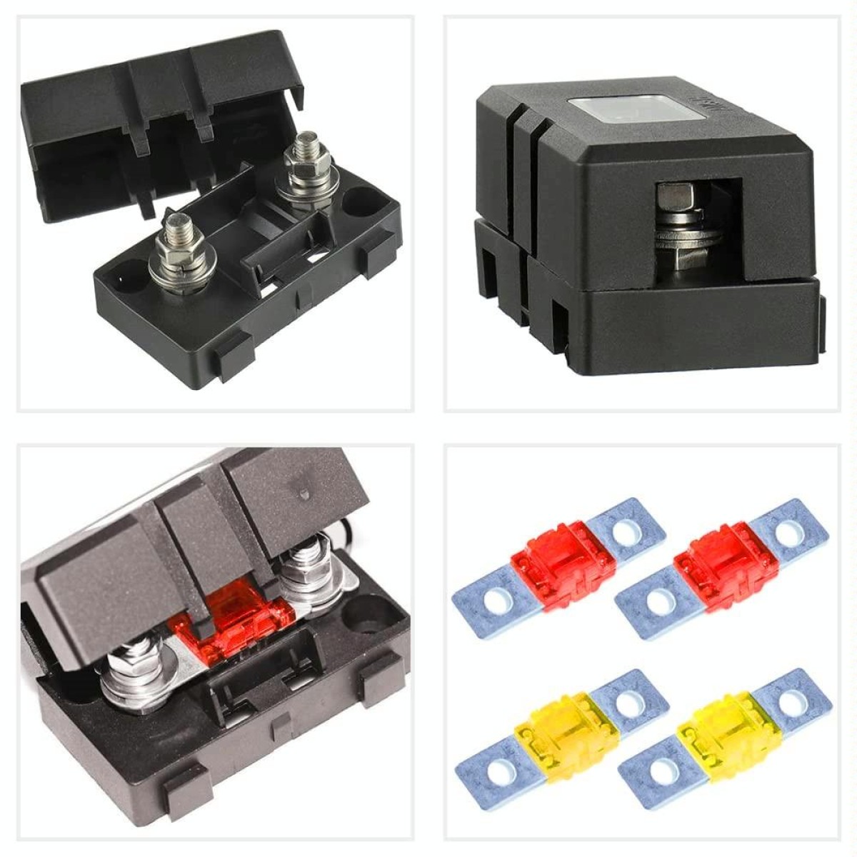 4 in 1 ANS-H Car Fuse Holder Fuse Box, Current:120A