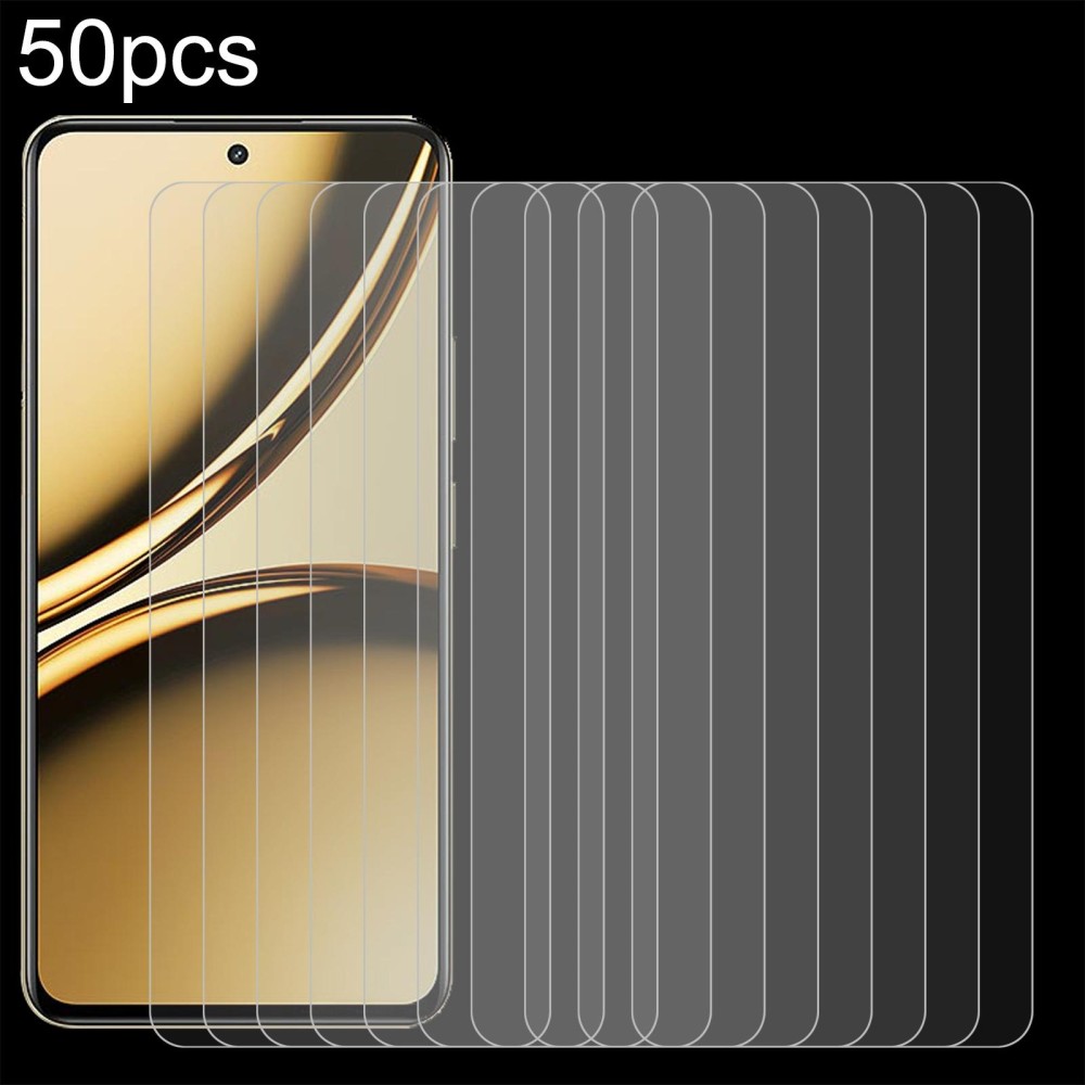 For Realme Narzo 70 Pro 50pcs 0.26mm 9H 2.5D Tempered Glass Film