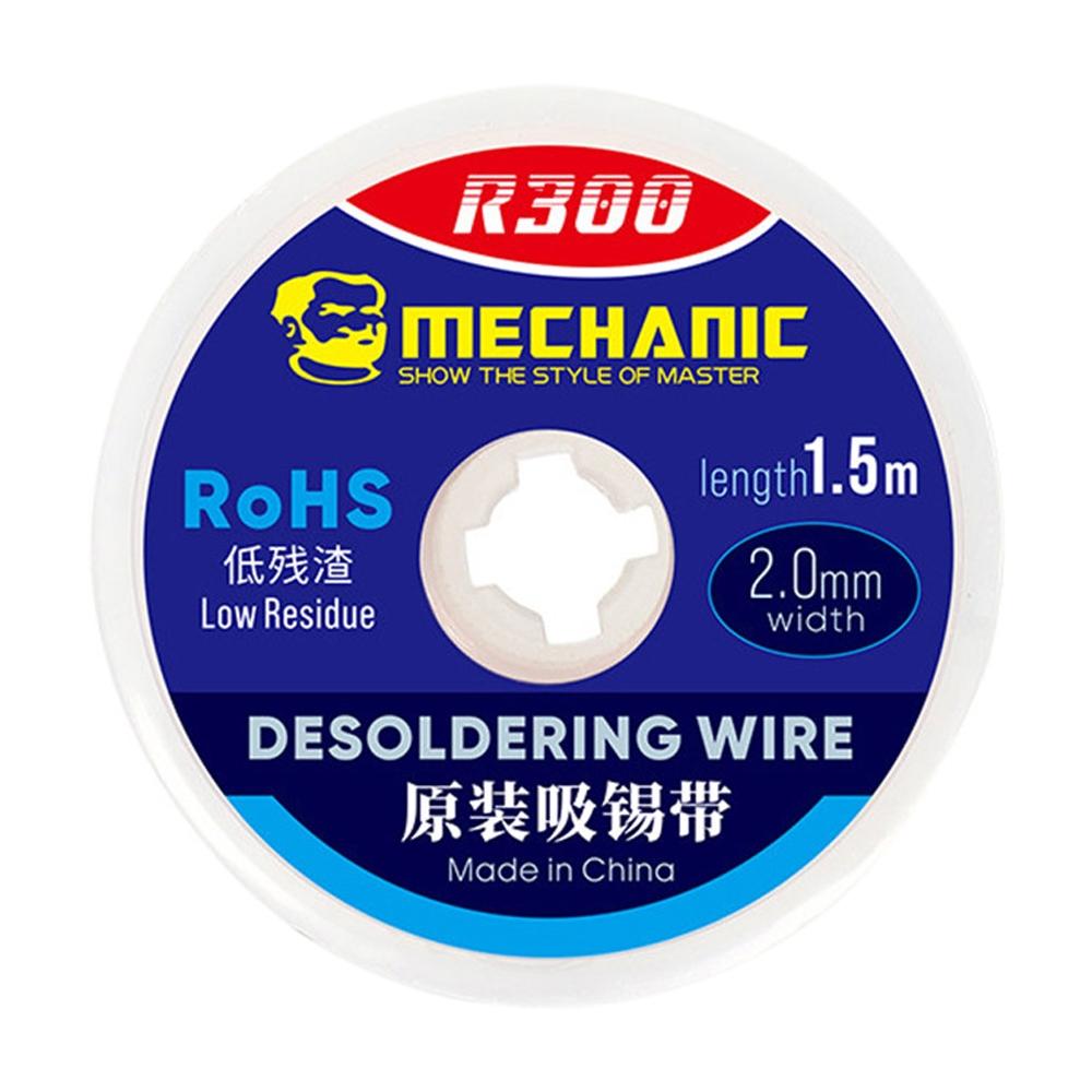 MECHANIC R300 1.5M Suction Tin Wire, Width:2MM
