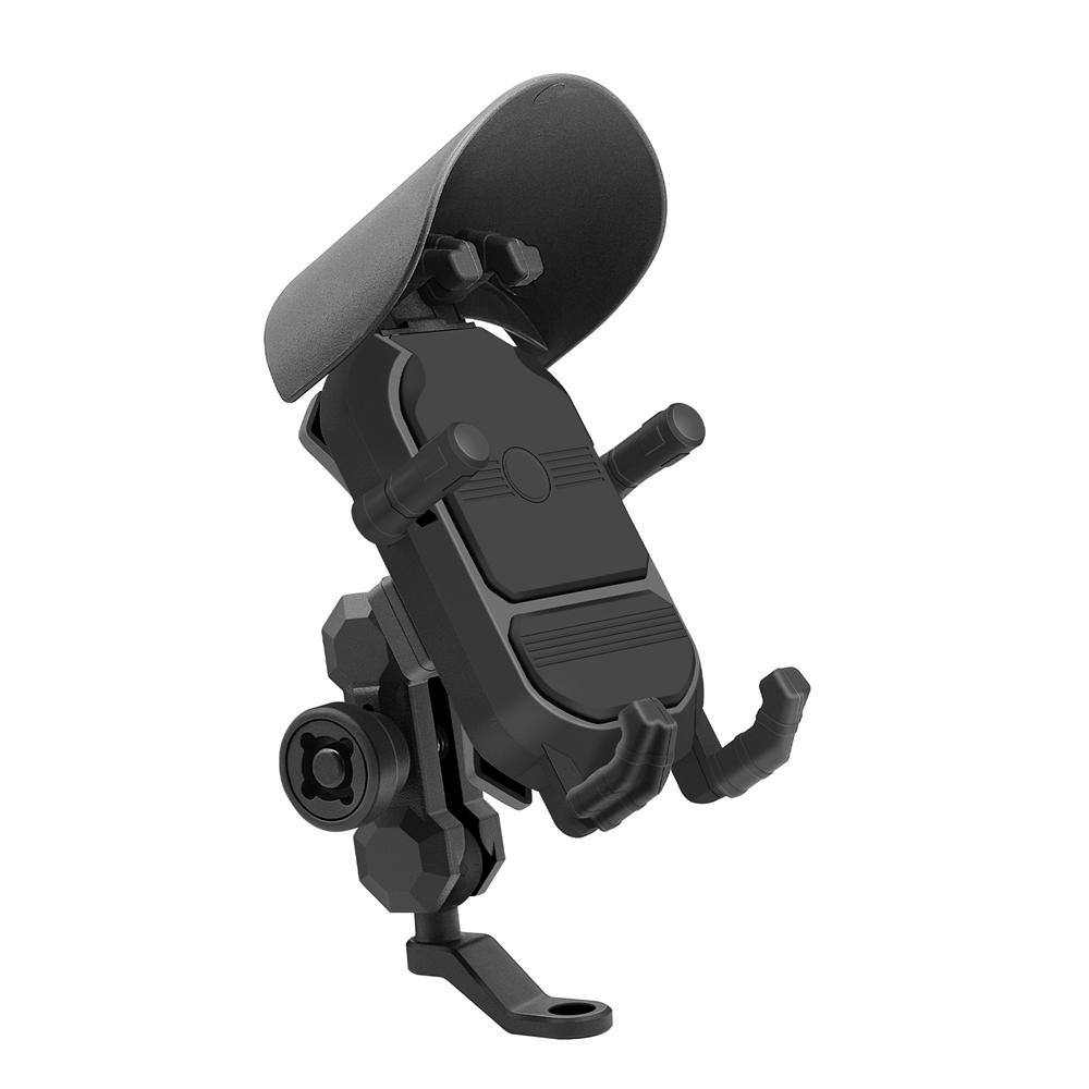 WUPP CS-1848A1 Motorcycle Shock Absorption Riding Phone Holder, Style:Rearview Mirror Type