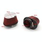 55mm XH-UN073 Mushroom Head Style Car Modified Air Filter Motorcycle Exhaust Filter(Black)