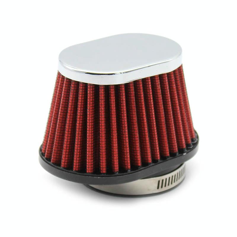 55mm XH-UN073 Mushroom Head Style Car Modified Air Filter Motorcycle Exhaust Filter(Red)