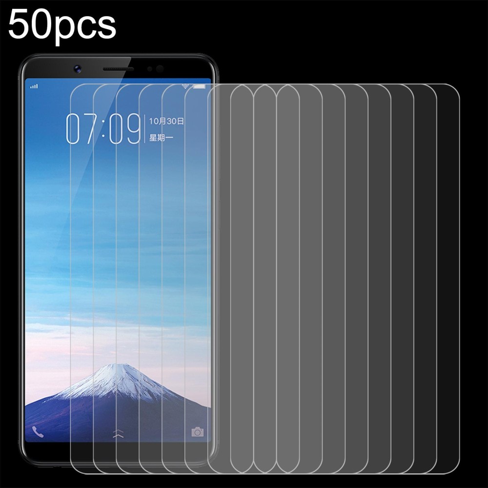 For vivo Y75A 50pcs 0.26mm 9H 2.5D Tempered Glass Film