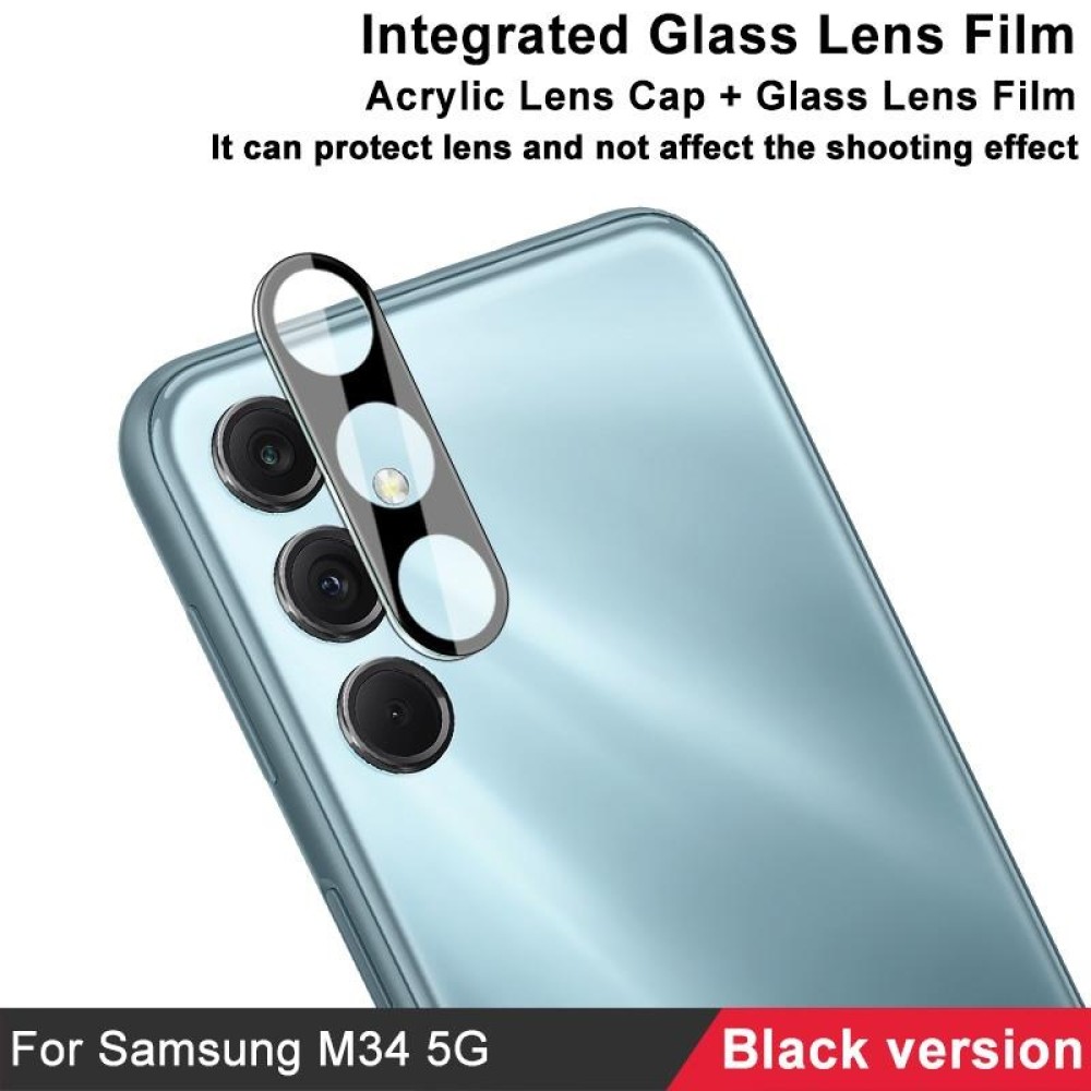 For Samsung Galaxy M34 5G imak High Definition Integrated Glass Lens Film Black Version