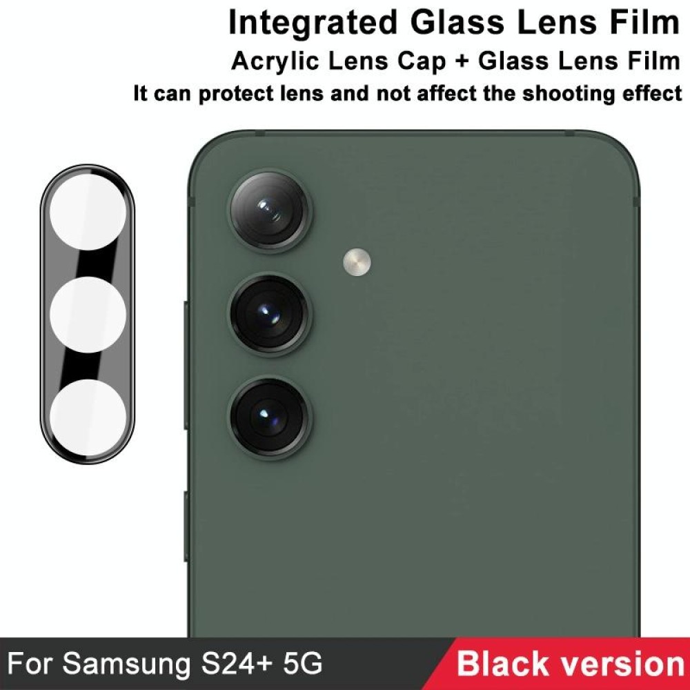 For Samsung Galaxy S24+ 5G imak High Definition Integrated Glass Lens Film Black Version