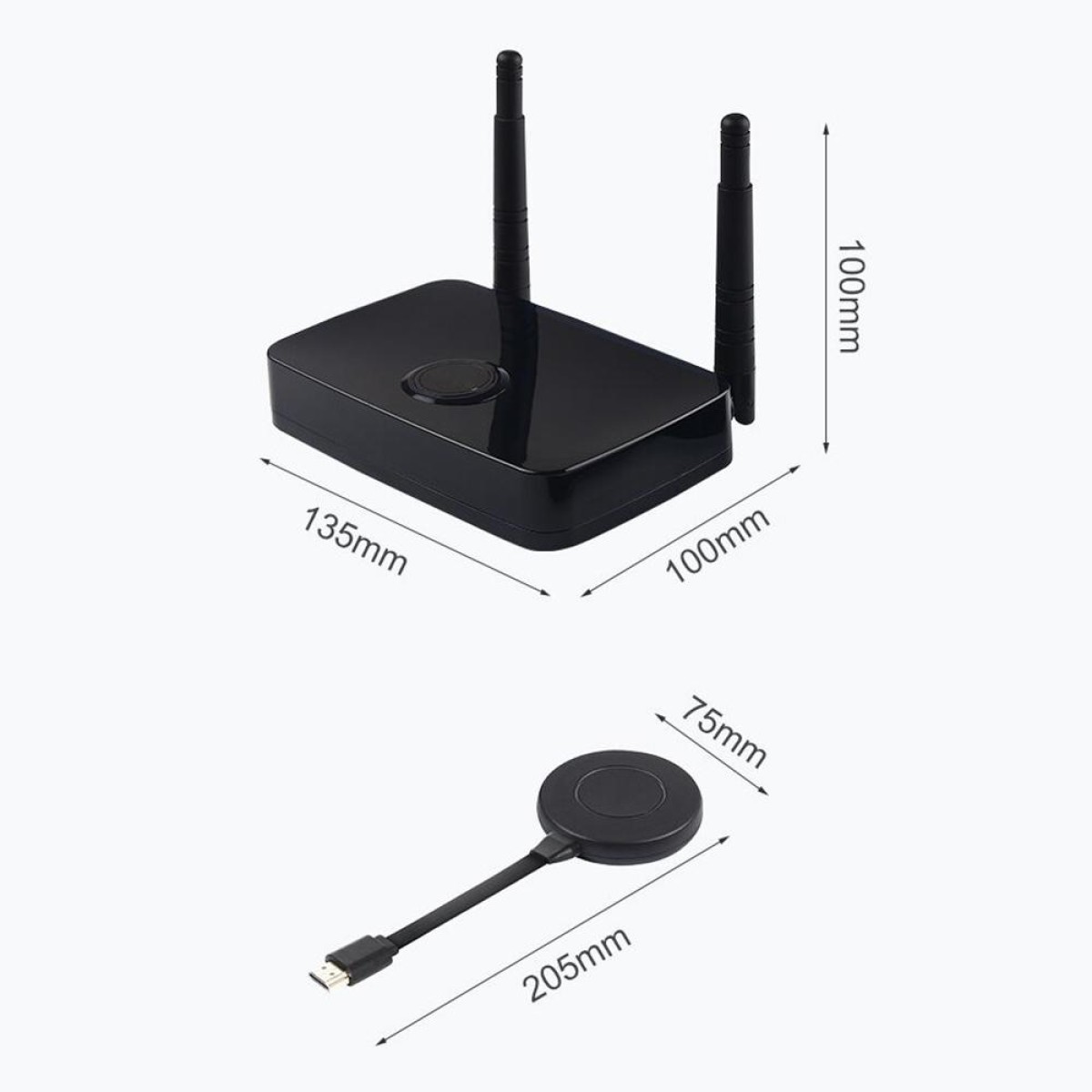 Measy UHD200 Wireless HDMI Transmitter and Receiver, Transmission Distance: 100m