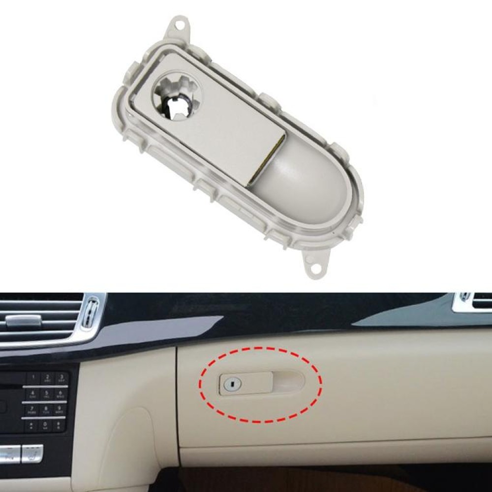 For Mercedes-Benz W218 / CLS300 / 320 / 350 / 400 Car Glove Box Handle Switch 21868000917P45(Grey White)