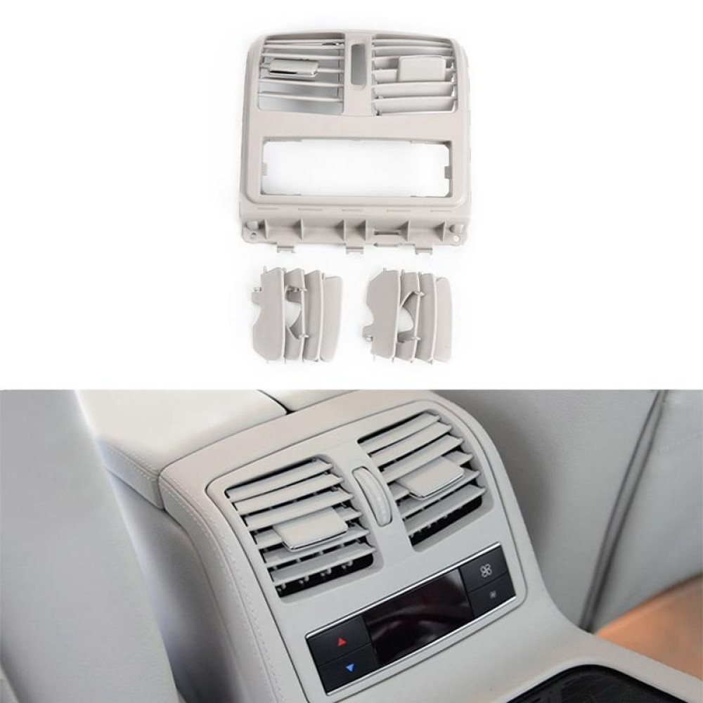 For Mercedes-Benz CLS W218 Car Rear Air Conditioner Air Outlet Panel 21883004547M91, Style:High Version(Grey White)