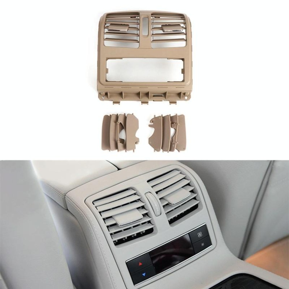 For Mercedes-Benz CLS W218 Car Rear Air Conditioner Air Outlet Panel 21883004541148, Style:High Version(Beige)