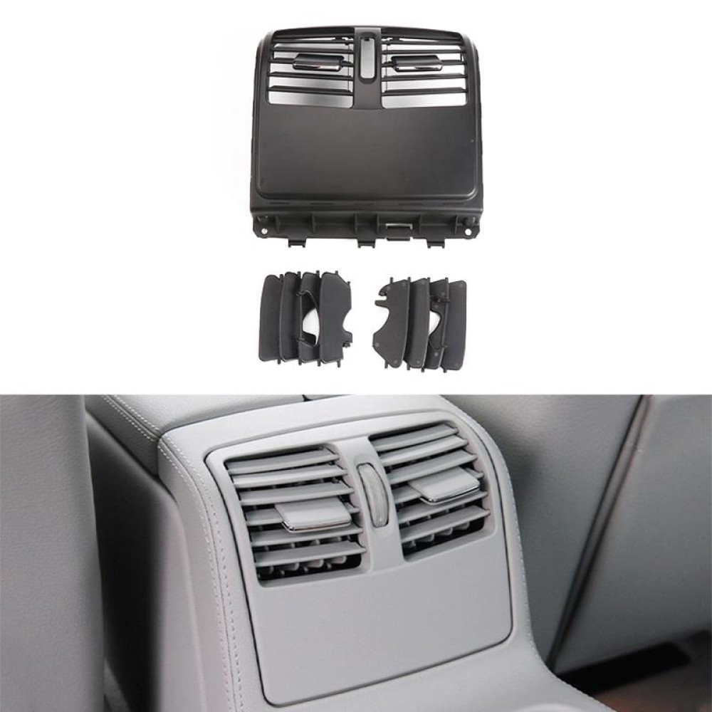 For Mercedes-Benz CLS W218 Car Rear Air Conditioner Air Outlet Panel 21883003549116, Style:Standard Version(Black)