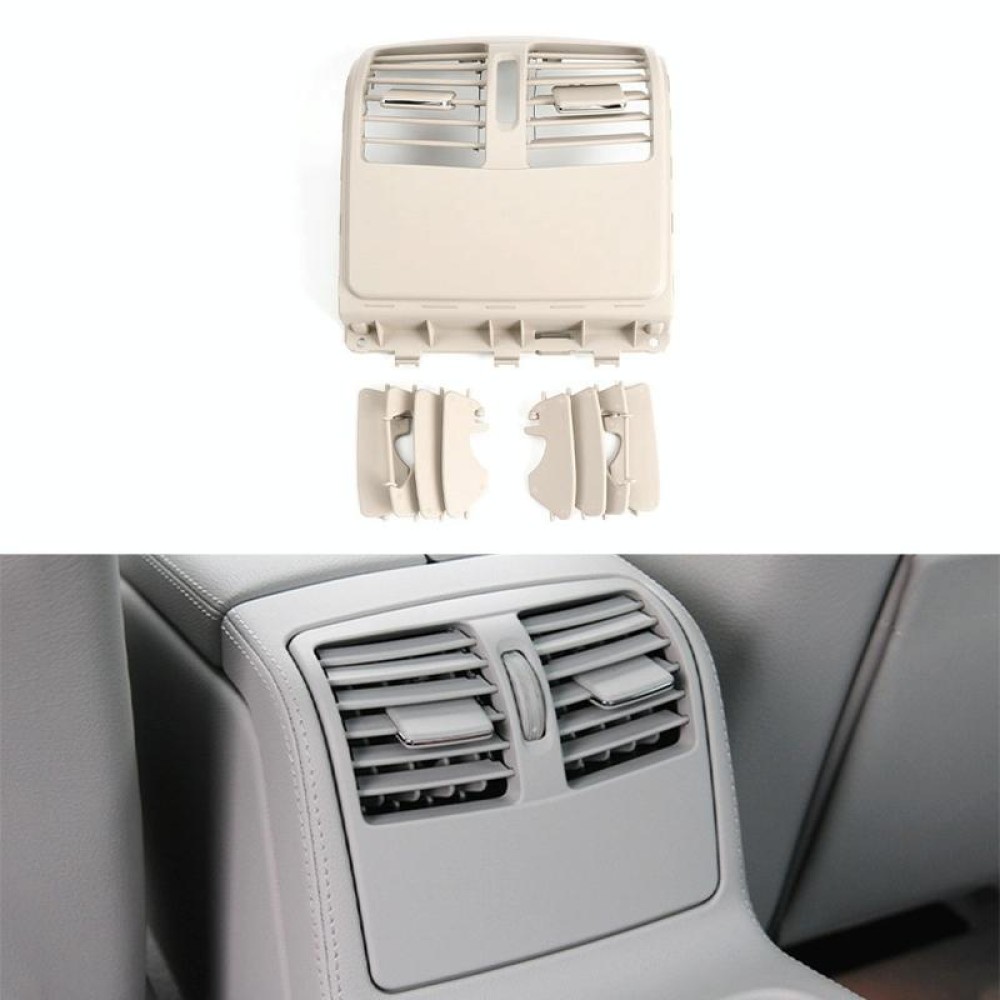For Mercedes-Benz CLS W218 Car Rear Air Conditioner Air Outlet Panel 21883003548R99, Style:Standard Version(Mercerized Beige)