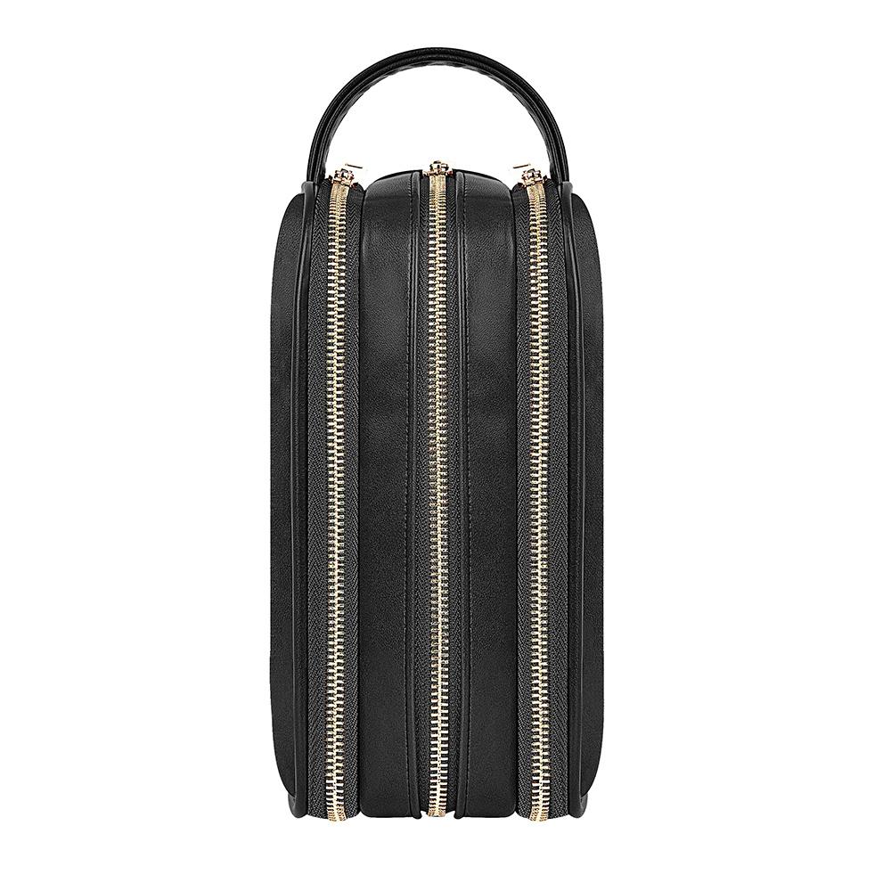 WIWU Salem Pouch Bag LUX PU Leather Handbag(Black)