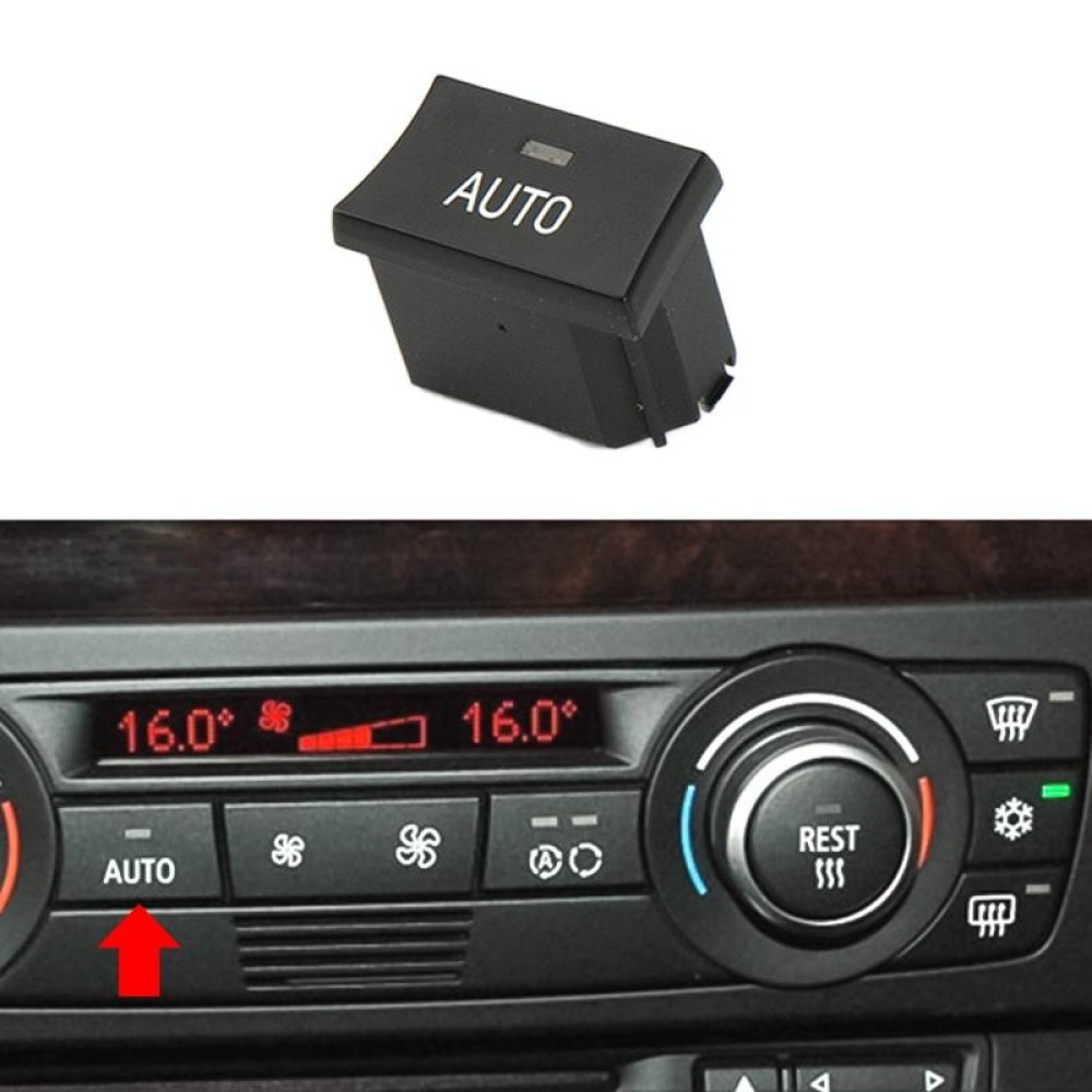 For BMW 1 Series / 3 Series / X1 / X3 Left Driving Car Air Conditioner Panel Switch Button AUTO Key 6411 9320 348-1
