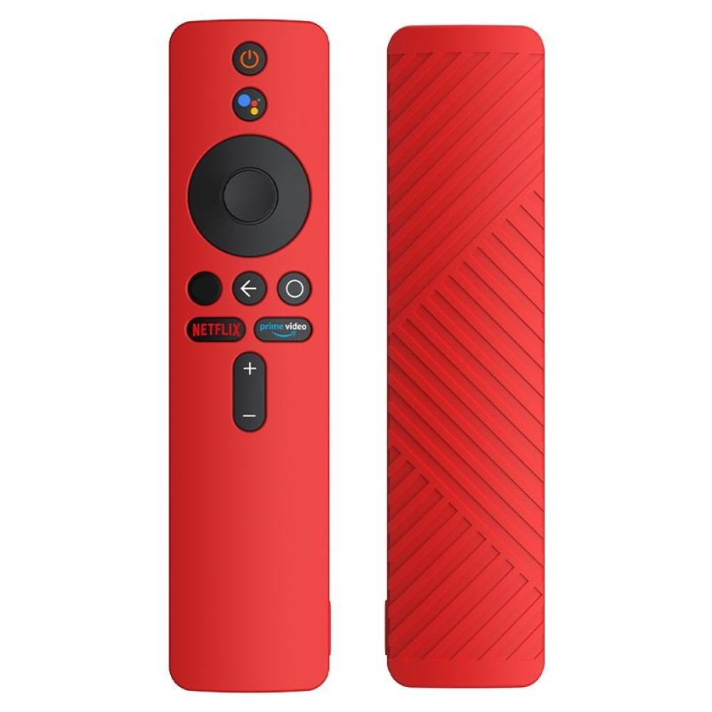 For Xiaomi 4K TV Stick Remote Control Liquid Silicone Protective Case(Red)