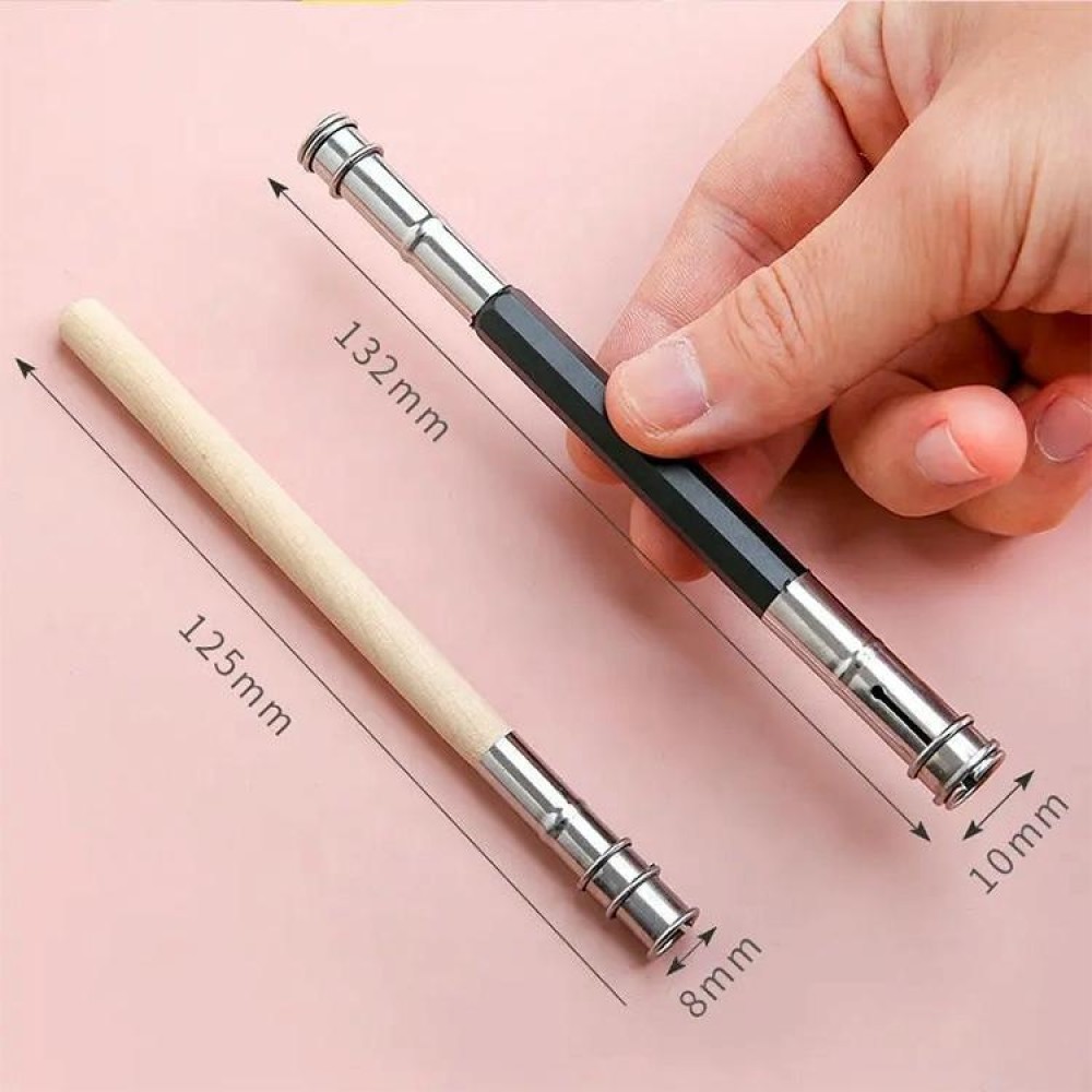 Adjustable Wooden Double Ended Pencil Extender To Lengthen The Pen Barrel