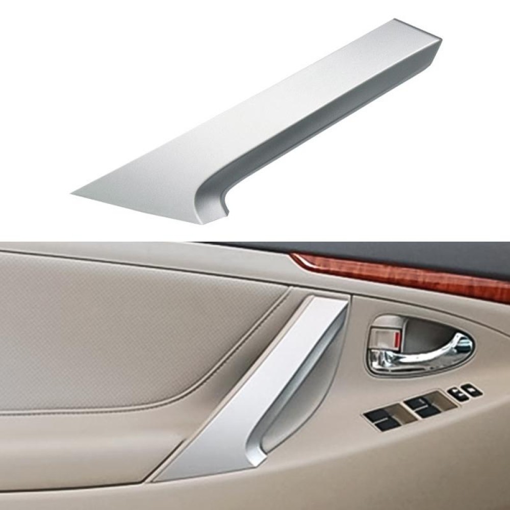 For Toyota Camry 2006-2011 Left-hand Drive Car Door Inside Handle Cover 74646-06080, Type:Left Rear(Silver)