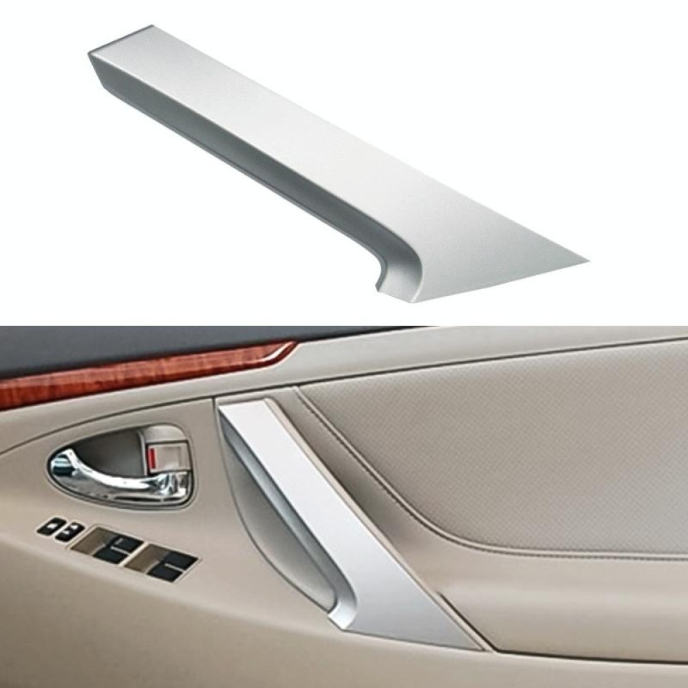 For Toyota Camry 2006-2011 Left-hand Drive Car Door Inside Handle Cover 74646-06080, Type:Right Rear(Silver)