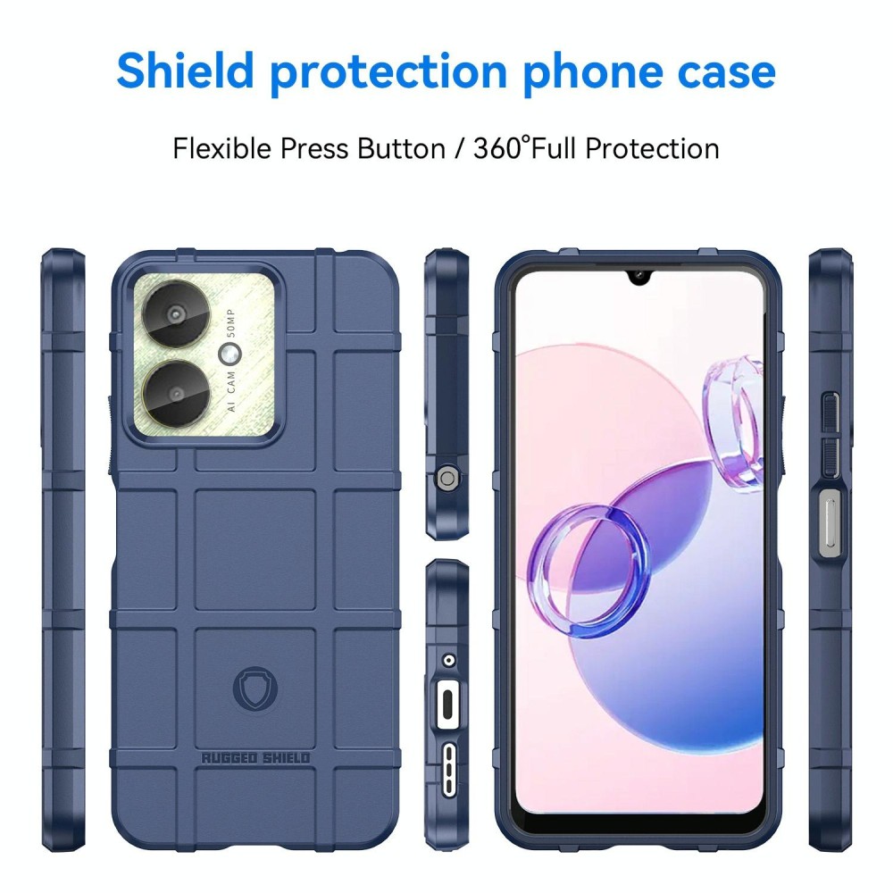 For Xiaomi Redmi 13C 5G Full Coverage Shockproof TPU Phone Case(Blue)